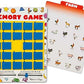 Melissa & Doug Melissa Doug Flip-to-Win Memory Game 1 Theme Compatible MD Scratch Fun