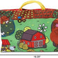 Melissa & Doug Melissa Doug Take-Along Farm Baby and Toddler Play Mat 19.25 x 14.5 inches
