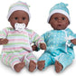Melissa & Doug Melissa Doug Mine to Love Twins Sebastian Sofia 15 Medium Skin-Tone Boy and Girl Baby Doll
