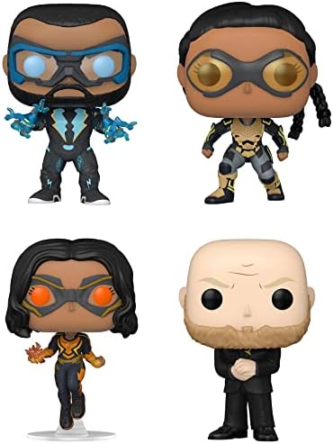 Funko POP DC Black Lightning Collectors Set - Black Lightning Thunder and Tobias Whale