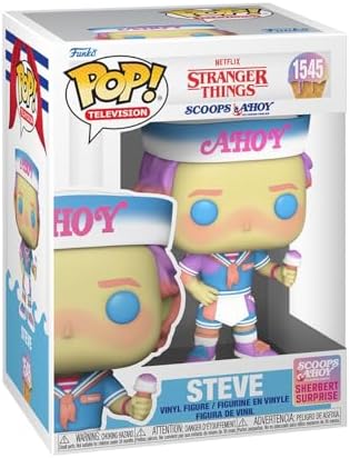 Funko POP TV Stranger Things - Steve Harrington - Stranger Thingseve - Scoops Ahoy - Collectable Vinyl Figure