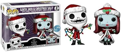 Funko Pop Disney NBC Nightmare Before Christmas - Santa Jack Sally Diamond 2-Pack Shop
