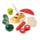 Melissa & Doug Melissa Doug Cutting Food Play Food Set With Wooden Pieces Knife Cutting