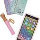 Disney Princess Style Collection Phone Includes 1 Play Phone 1 Clutch Case 1 Play Lip