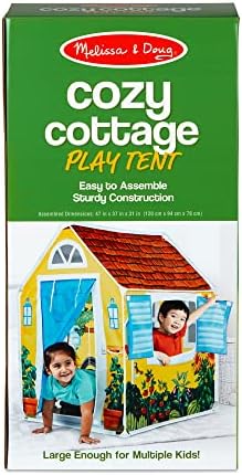 Melissa & Doug Melissa Doug Cozy Cottage Fabric Play Tent and Storage Tote Yellow