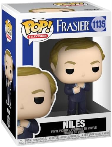 Funko Pop TV Frasier - Niles Crane Vinyl Figure Bundled with Compatible Pop Box Protector