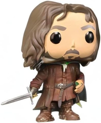 Funko POP Movies Lord of The RingsHobbit - Aragorn Figure Brown