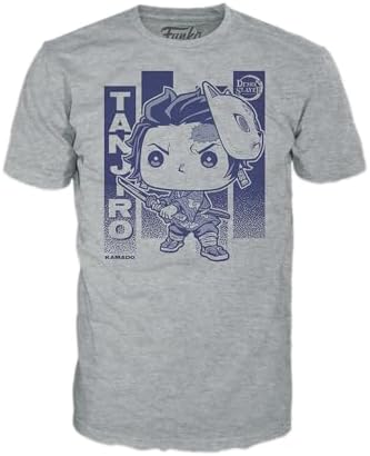 Funko Boxed Tee Demon Slayer - Tanjiro with Wisteria - Medium - M - T-Shirt - Clothes - -