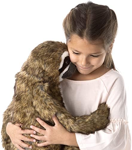 Melissa & Doug Melissa Doug Lifelike Plush Sloth Stuffed Animal 12W x 14.5H x 9D in