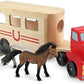 Melissa & Doug Melissa Doug Wooden Horse Carrier Toy 1 Scratch Art Mini-Pad Bundle 04097