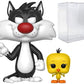 Funko Pop Animation Looney Tunes - Sylvester and Tweety Vinyl Figure Bundled with Pop Box