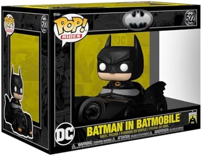 Funko Pop Rides Deluxe Batman's 85th Anniversary - Batman in Batmobile - Collectable Vinyl Figure