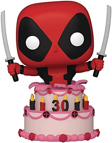 Funko POP Marvel Deadpool 30th - Deadpool in Cake Pop Vinyl Figure Bundled with