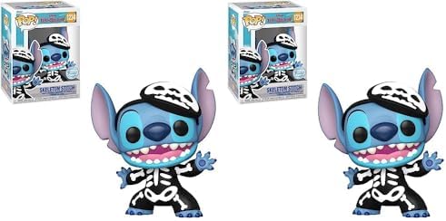 Funko Pop Disney Lilo Stitch - Skeleton Stitch 1234 Common Multicolor Vinyl 1234