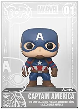 Funko POP Marvel Die-Cast Captain America 01