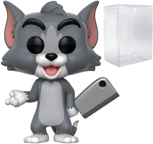 Funko Tom and Jerry - Tom Pop Vinyl Figure Bundled with Compatible Pop Box Protector Case