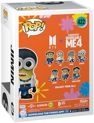 Funko POP Rocks Minions X BTS - Jimin - BTS Minions - Collectable Vinyl Figure