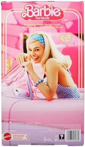 Barbie The Movie Doll Margot Robbie as in Pink Western Outfit Pinksilver