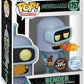 Funko Pop TV Futurama - Bender - 16 Odds of Getting The Rare Chase Variant - Glow in The