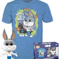 Funko Pop Tee Bugs Bunnya as Fred Jonesa Flocked - 3 Extra Large - 3XL - T-Shirt -