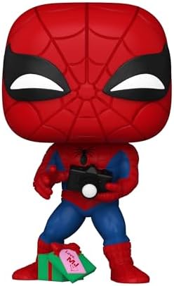 Funko POP Marvel Spiderman with Open Gift - Spider-Man - Marvel Comics - Collectable Vinyl Figure