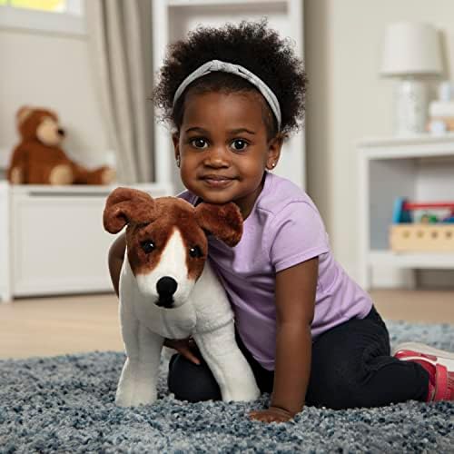 Melissa & Doug Melissa Doug Giant Jack Russell Terrier - Lifelike Stuffed Animal Dog over