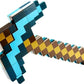 Mattel Minecraft Sword Pickaxe Set Kid-Sized Wearable Accessory for Role-Play Costumes