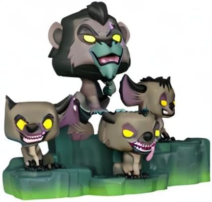 Funko Pop Scar with Hyenas Villains 1224 Hot Topic FUN64677