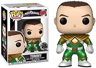 Pop Funko Television Power Rangers Unmasked Metallic Tommy Figure Multicolor