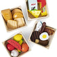 Melissa & Doug Melissa Dougi Food Groups Wooden Play Food Set 1 Theme Compatible MD