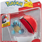 Pokemon Clip 'N' Go Squirtle and Poke Ball - Includes 2-Inch Battle Figure and Poke Ball