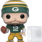 Funko POP Football Packers - Wave 3 Aaron Rodgers Funko Vinyl Figure Bundled with