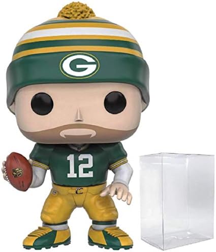 Funko POP Football Packers - Wave 3 Aaron Rodgers Funko Vinyl Figure Bundled with