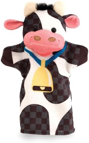 Melissa & Doug Melissa Doug Farm Friends Hand Puppets Set of 4 - Cow Horse Sheep and Pig