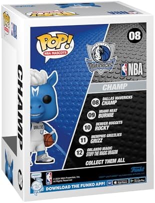 Funko POP NBA Mascots - Dallas - Champ The Horse - Collectable Vinyl Figure