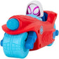 MARVEL Spidey and His Amazing Friends Spidey Team Split Racer - 8.5-Inch Three-in-One Vehicle