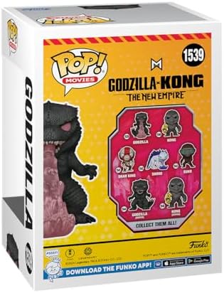 Funko POP Movies Godzilla X Kong The New Empire - Godzilla with Heat-Ray - Godzilla Vs Kong - Collectable Vinyl Figure