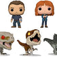 Funko Pop Movies Jurassic World 3 Dominion Collectors Set - 5 Figure Set Ghost Tiger