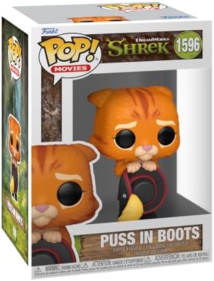 Funko POP Movies Shrek Dream Works 30th - Puss in Boots in Boots - Collectable Vinyl Figure