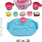 Fisher-Price Toddler Toy Laugh Learn Sweet Manners Tea Set with Music Lights for