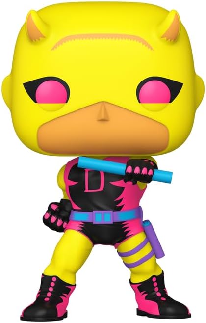 Funko Marvel Daredevil Glow-in-The-Dark Pop Vinyl Jumbo Figure 10 inches 25.4 cm Masked