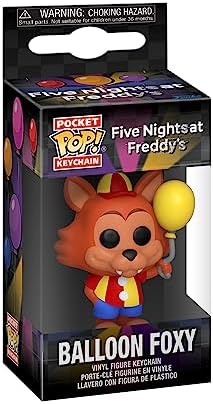 Funko POP Keychain Five Nights at Freddy's - Balloon Foxy Novelty Keyring - Collectable