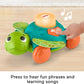 Fisher-Price Baby Toy Linkimals Sit-to-Crawl Sea Turtle for Ages 9 Months Compatible Only