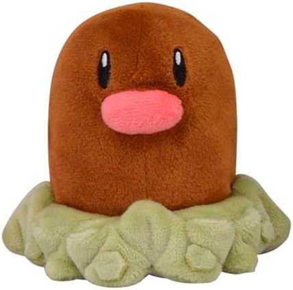 Pokemon Center Diglett Sitting Cuties Plush 4 Inch