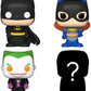 Funko Bitty POP DC - The Joker 4-Pack - Batman Batgirl The Joker and A Surprise Mystery