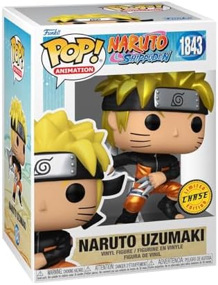 Funko POP Animation Naruto Shippuden - Naruto - Shrkn - 16 Odds for Rare Chase Variant - Metallic - Collectable Vinyl Figure