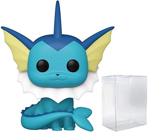Pokemon - Vaporeon Pop Vinyl Figure Bundled with Compatible Pop Box Protector Case