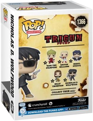 Funko POP Animation Trigun - Nicholas D. Wolfwood - Collectable Vinyl Figure