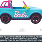 Barbie Hot Wheels RC SUV Remote-Control Pink Vehicle