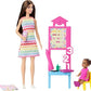 Barbie Teacher Doll with Brunette Fashion Doll with Printed Dress 1 Toddler Doll Teaching